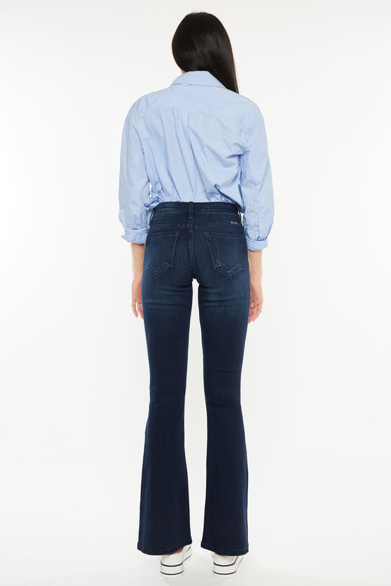 Prein Mid Rise Flare Jeans (Petite) - Official Kancan USA