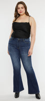 Natti Mid Rise Flare Jeans ( Plus Size) - Official Kancan USA