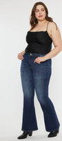 Natti Mid Rise Flare Jeans ( Plus Size) - Official Kancan USA