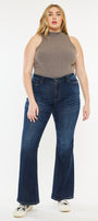 Charly  Mid Rise Flare Jeans (Petite Plus) - Official Kancan USA