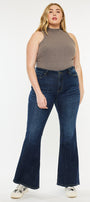 Charly  Mid Rise Flare Jeans (Petite Plus) - Official Kancan USA