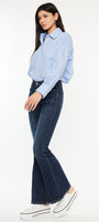 Hayden Mid Rise Flare Jeans (Petite) - Official Kancan USA