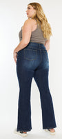 Charly  Mid Rise Flare Jeans (Petite Plus) - Official Kancan USA