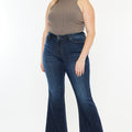 Charly  Mid Rise Flare Jeans (Petite Plus) - Official Kancan USA
