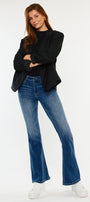 Hayden Mid Rise Flare Jeans (Petite) - Official Kancan USA