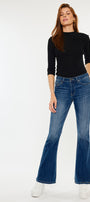 Hayden Mid Rise Flare Jeans (Petite) - Official Kancan USA