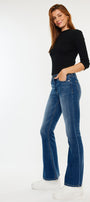 Hayden Mid Rise Flare Jeans (Petite) - Official Kancan USA
