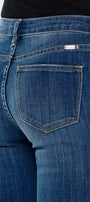 Hayden Mid Rise Flare Jeans (Petite) - Official Kancan USA