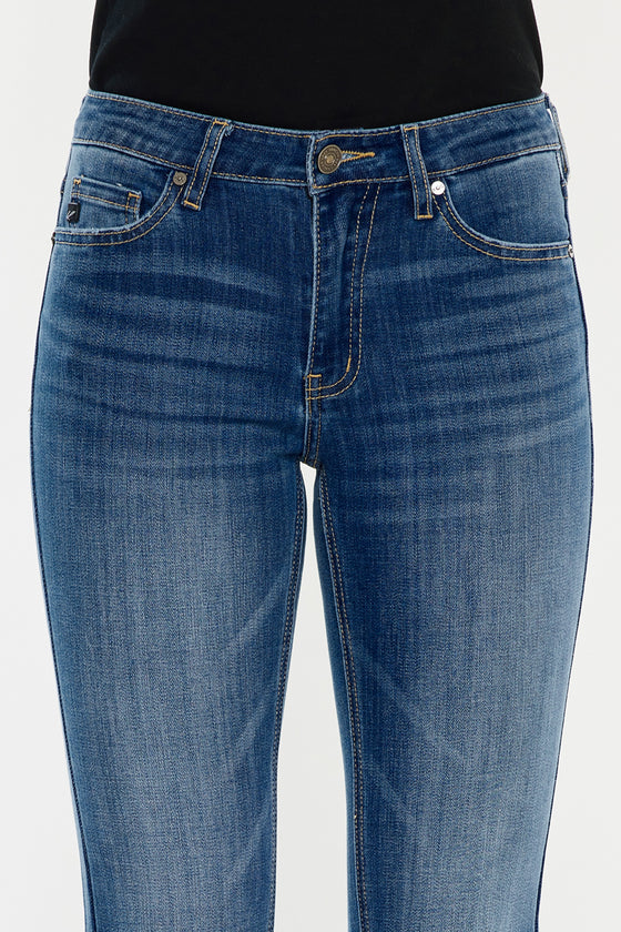 Hayden Mid Rise Flare Jeans (Petite) - Official Kancan USA