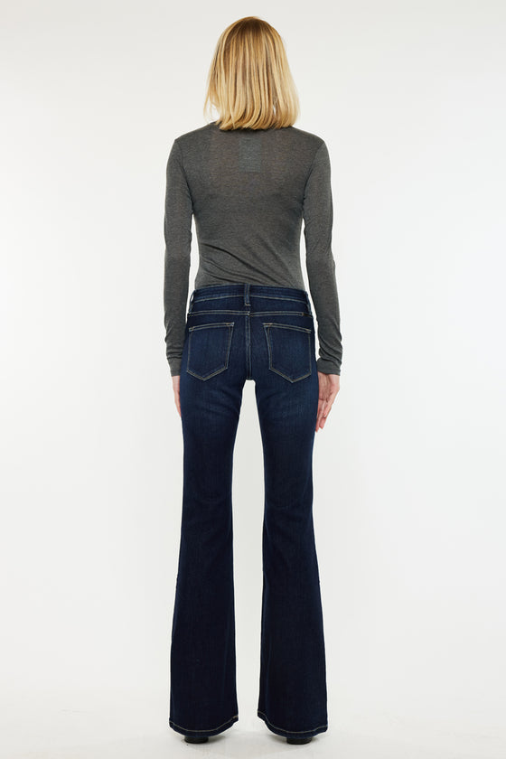 Samuel Mid Rise Flare Jeans - Official Kancan USA