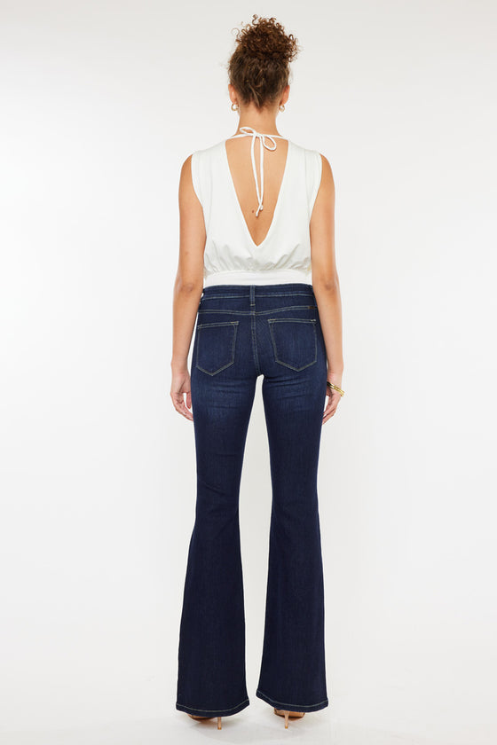 Samuel Mid Rise Flare Jeans - Official Kancan USA