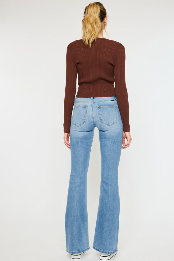 Samuel Mid Rise Flare Jeans - Official Kancan USA