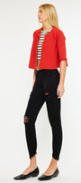 Brianna Mid Rise Ankle Skinny Jeans - Official Kancan USA