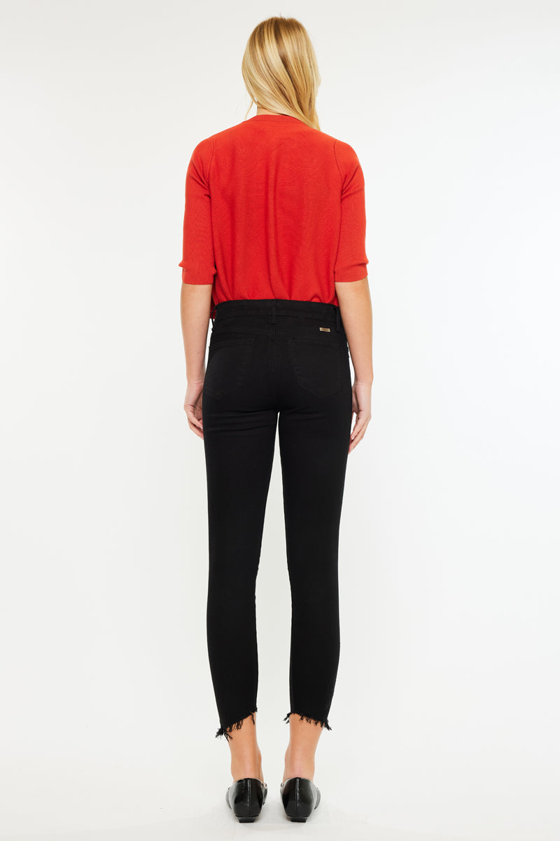 Brianna Mid Rise Ankle Skinny Jeans - Official Kancan USA