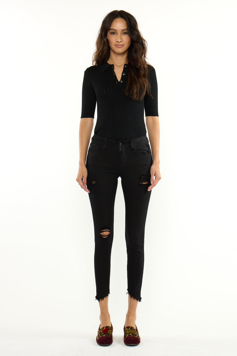 Brianna Mid Rise Ankle Skinny