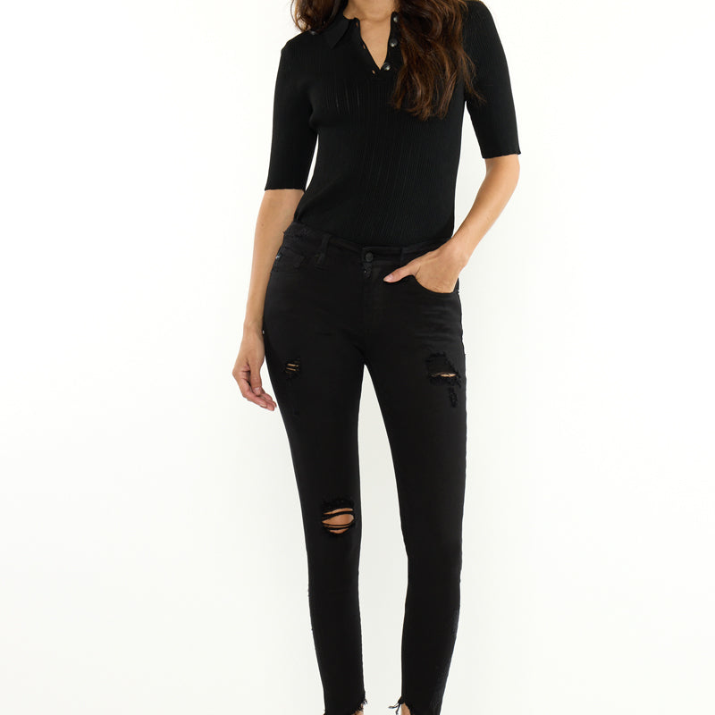 Brianna Mid Rise Ankle Skinny