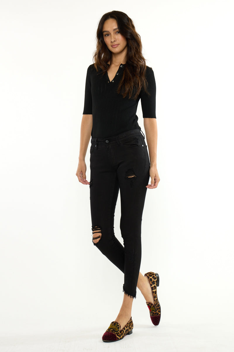Brianna Mid Rise Ankle Skinny