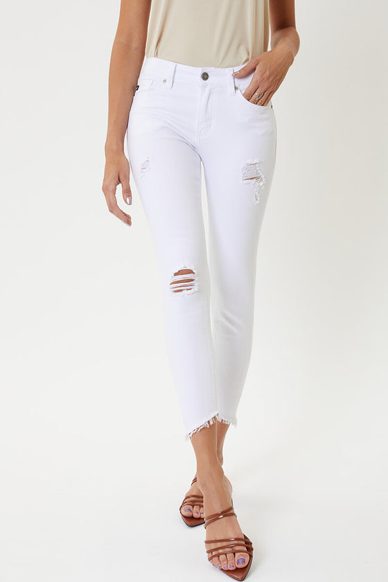 Brianna Mid Rise Ankle Skinny Jeans - Official Kancan USA