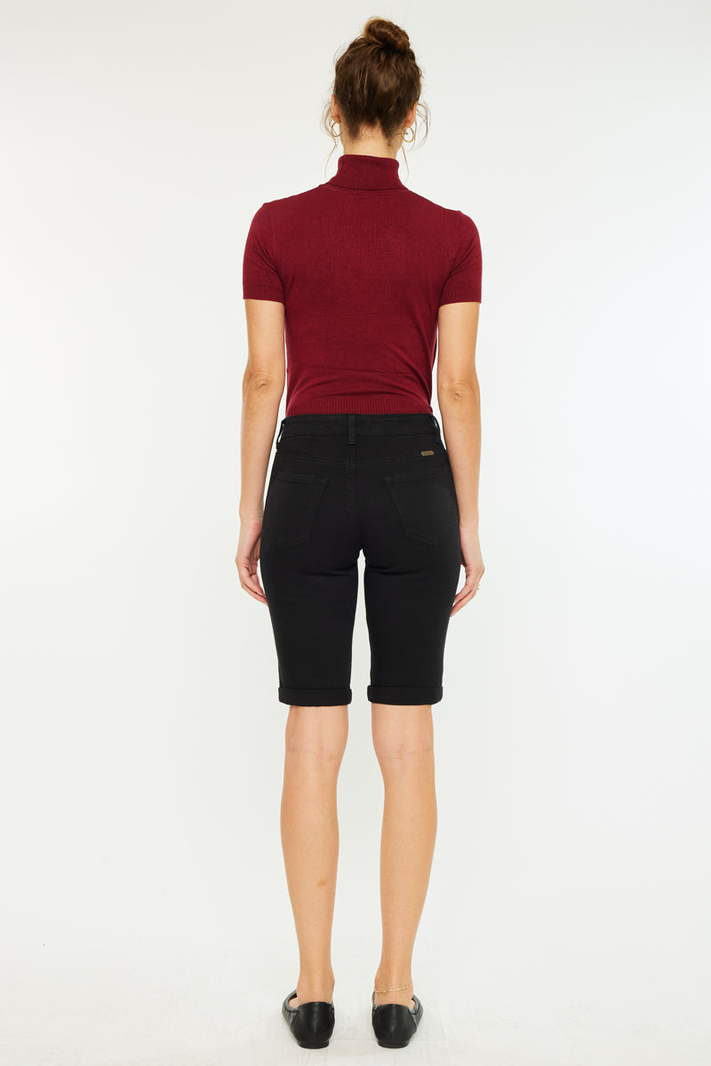 Jade Mid Rise Bermuda Shorts - Official Kancan USA