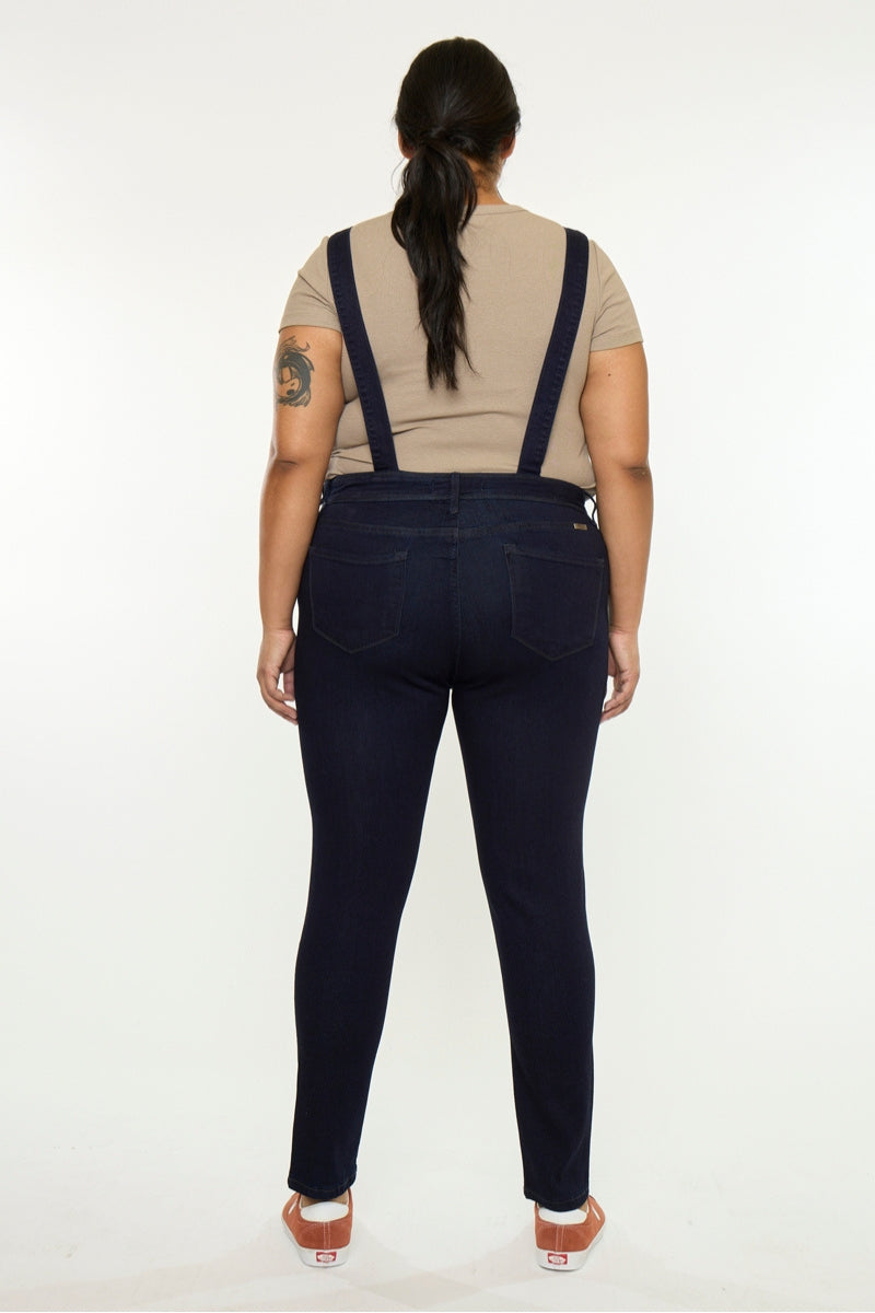 Angelica High Rise Overall Skinny (Plus Size) - Official Kancan USA