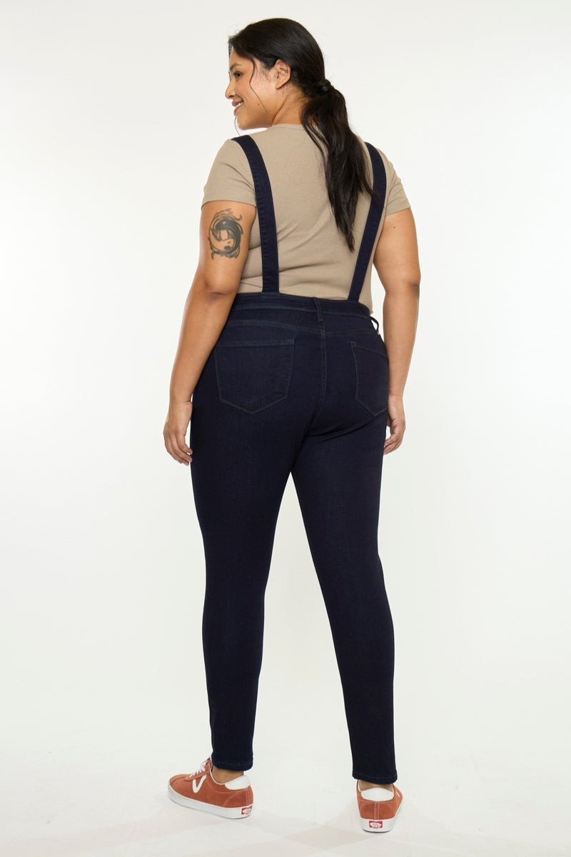 Angelica High Rise Overall Skinny (Plus Size) - Official Kancan USA