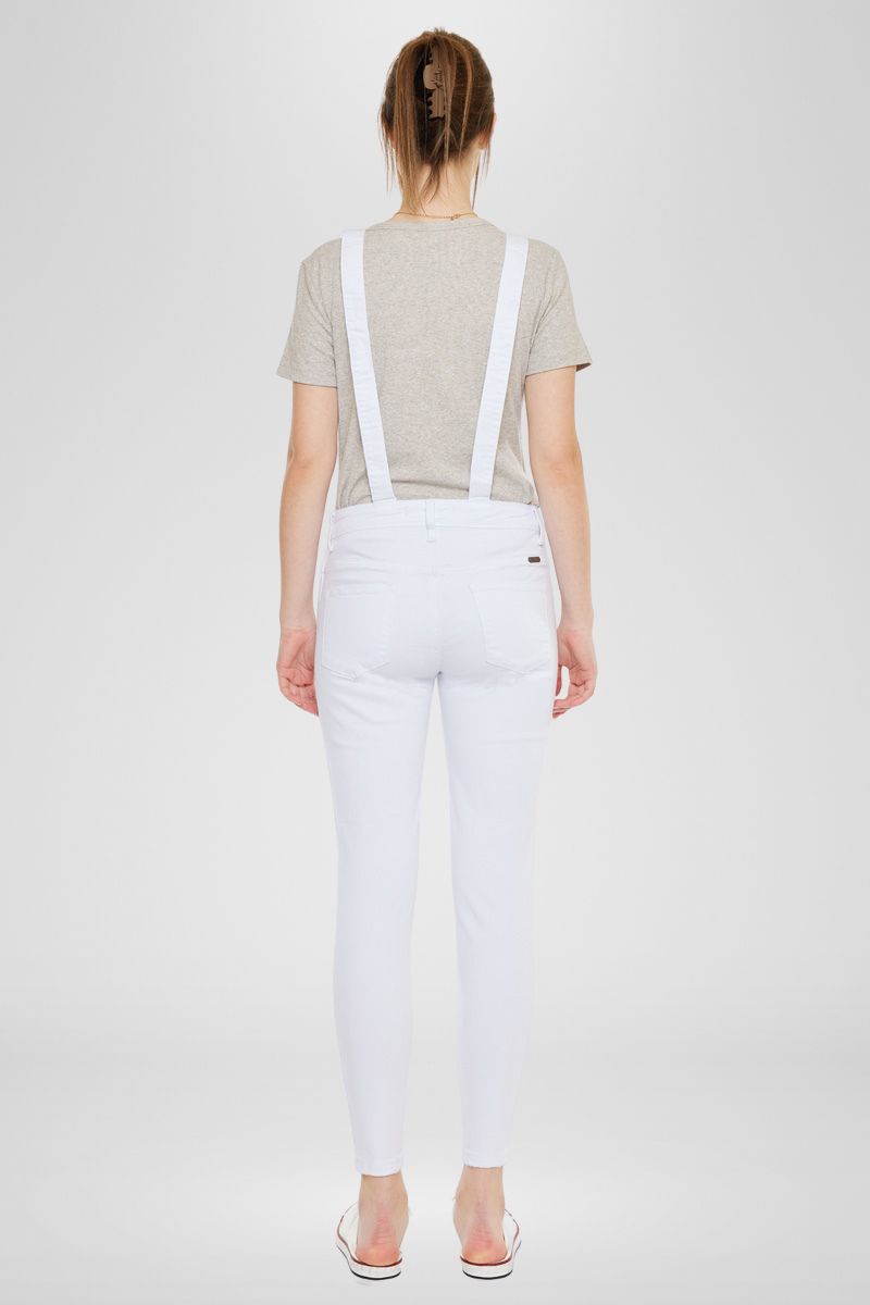 Topanga High Rise Ankle Skinny Overalls - Official Kancan USA