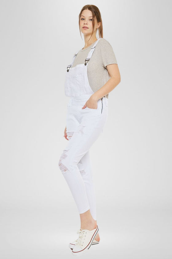 Topanga High Rise Ankle Skinny Overalls - Official Kancan USA