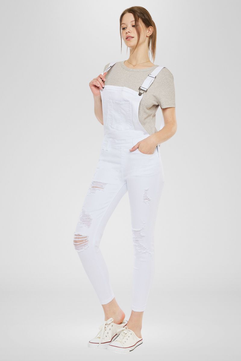 Topanga High Rise Ankle Skinny Overalls - Official Kancan USA