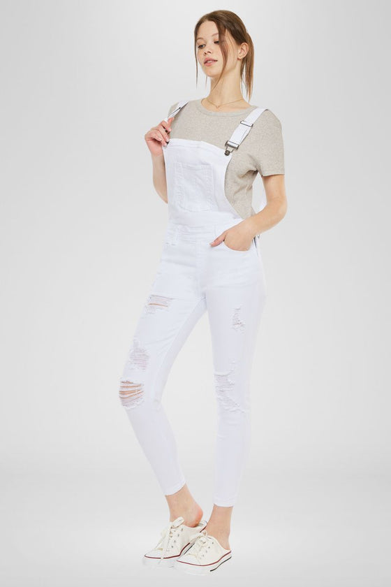 Topanga High Rise Ankle Skinny Overalls - Official Kancan USA