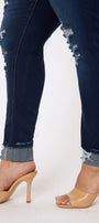 Sabrinah High Rise Super Skinny Jeans (Plus Size) - Official Kancan USA