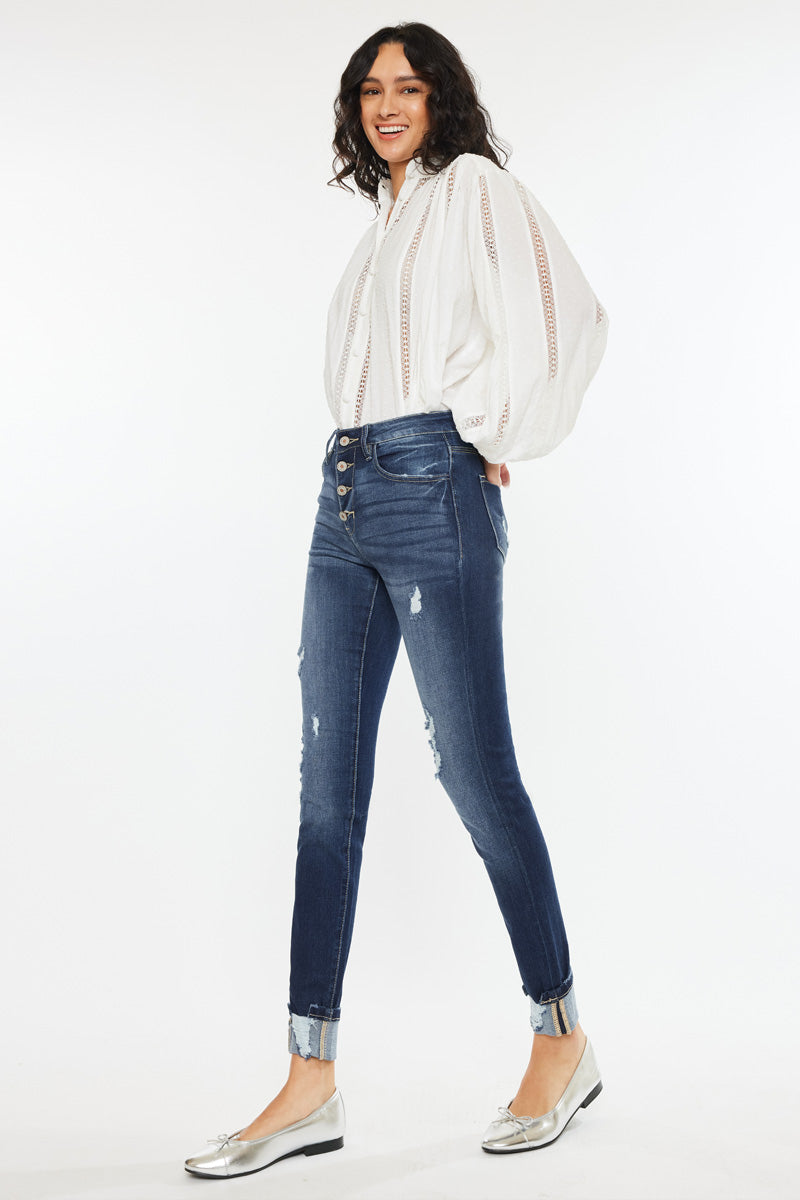 Chelsea High Rise Super Skinny – Kancan USA