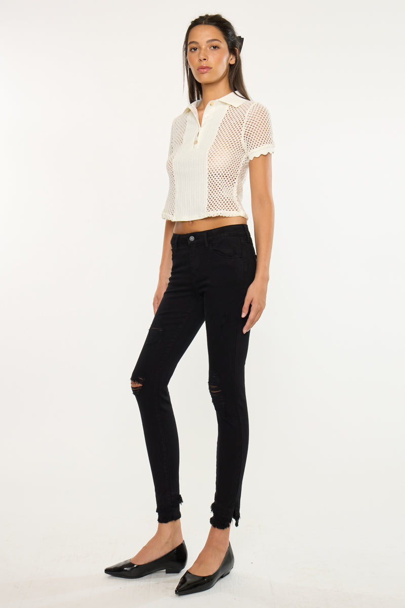 Lana Mid Rise Ankle Skinny Jeans