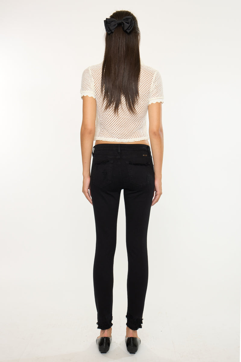 Lana Mid Rise Ankle Skinny Jeans