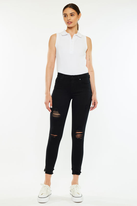 Nala Mid Rise Ankle Skinny Jeans - Official Kancan USA