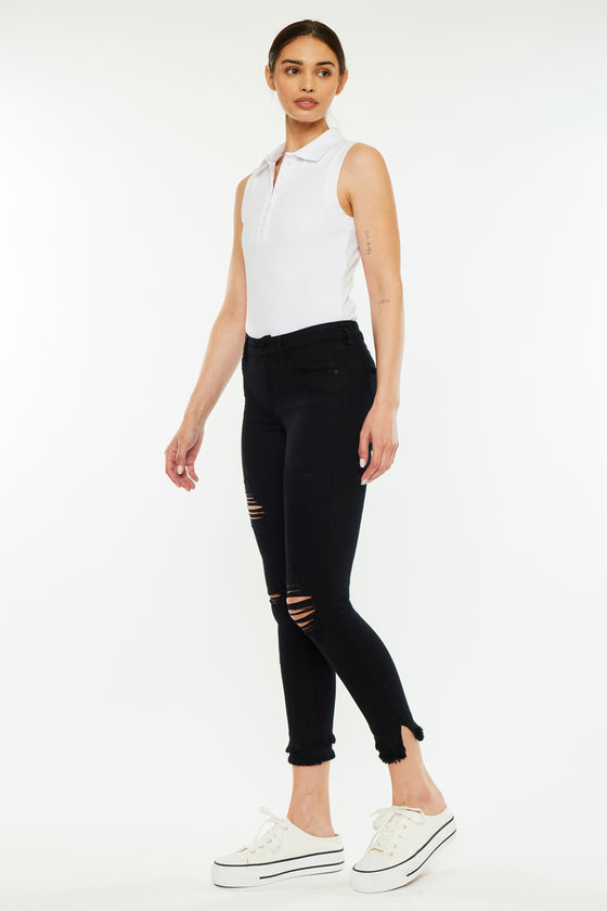 Nala Mid Rise Ankle Skinny Jeans - Official Kancan USA