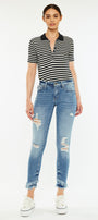 Nala Mid Rise Ankle Skinny Jeans - Official Kancan USA
