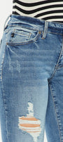 Nala Mid Rise Ankle Skinny Jeans - Official Kancan USA