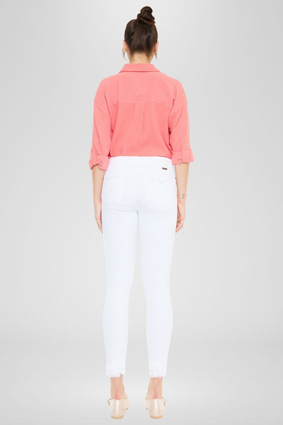 Nala Mid Rise Ankle Skinny Jeans - Official Kancan USA