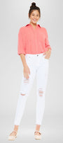 Nala Mid Rise Ankle Skinny Jeans - Official Kancan USA