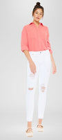 Nala Mid Rise Ankle Skinny Jeans - Official Kancan USA