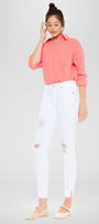 Nala Mid Rise Ankle Skinny Jeans - Official Kancan USA
