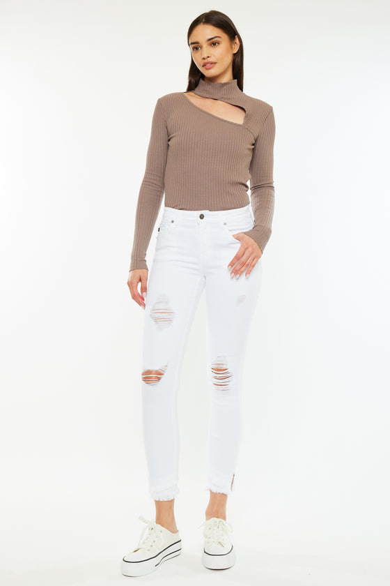 Nala Mid Rise Ankle Skinny Jeans - Official Kancan USA