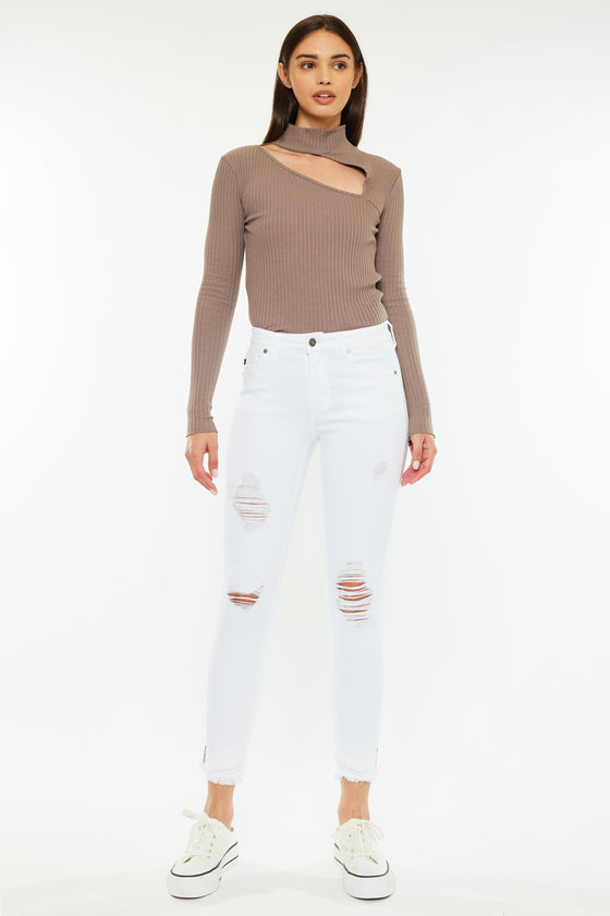 Nala Mid Rise Ankle Skinny Jeans - Official Kancan USA