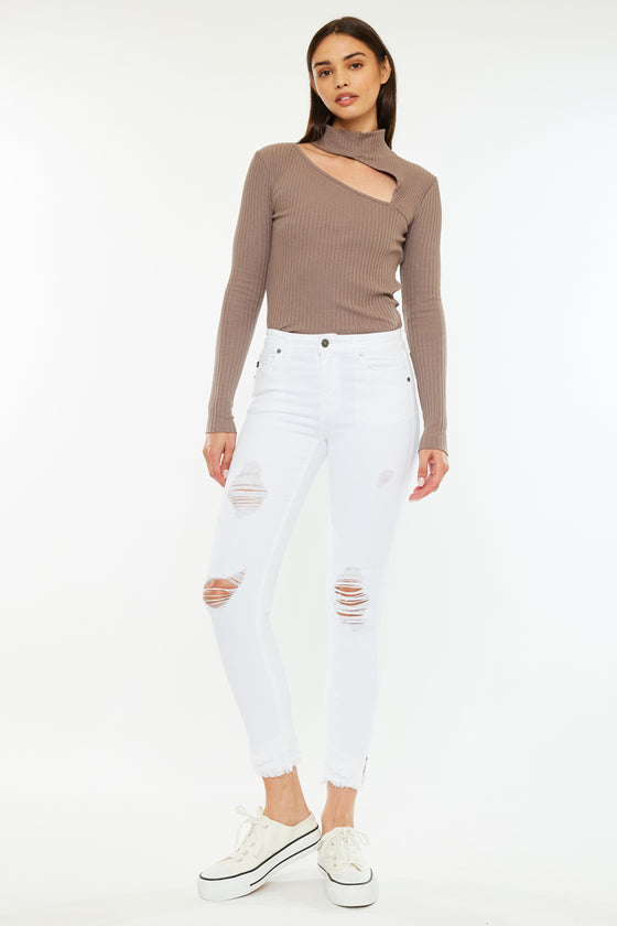 Nala Mid Rise Ankle Skinny Jeans - Official Kancan USA