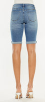 Pearly Mid Rise Bermuda Shorts - Official Kancan USA
