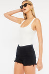Ethel High Rise Distressed Shorts - Official Kancan USA