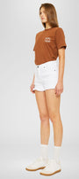 Ethel High Rise Distressed Shorts - Official Kancan USA