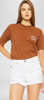 Ethel High Rise Distressed Shorts - Official Kancan USA