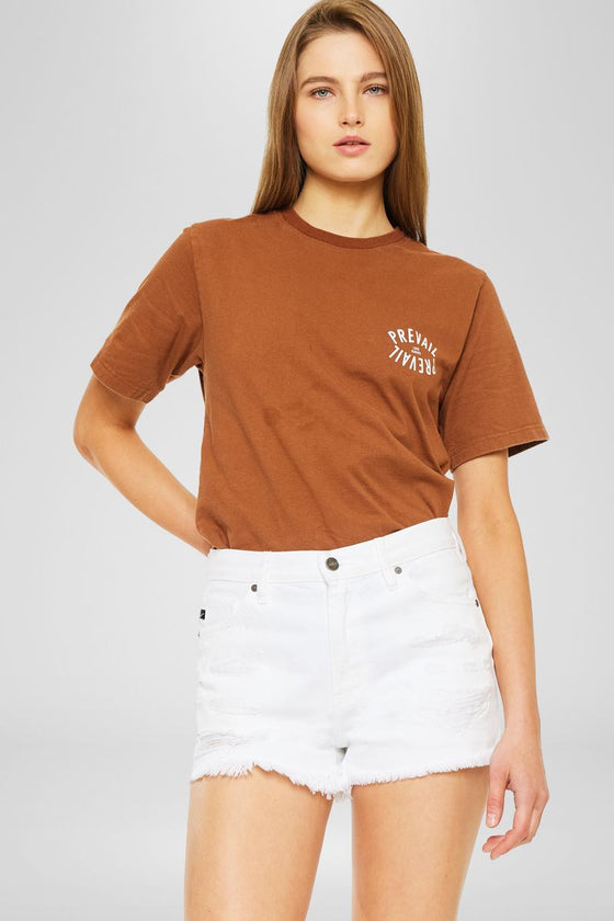 Ethel High Rise Distressed Shorts - Official Kancan USA