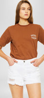 Ethel High Rise Distressed Shorts - Official Kancan USA